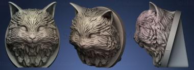 3D model Long Hair Cat (STL)